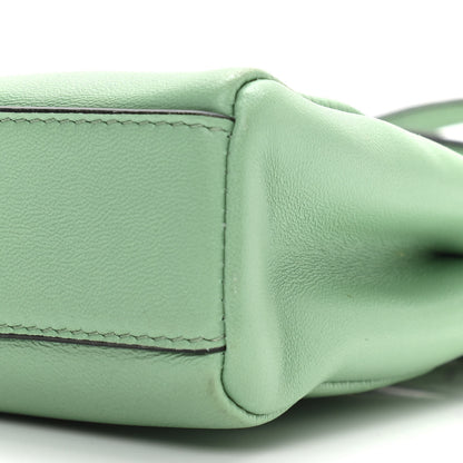 Fendi Shiny Nappa Micro Peekaboo Iconic Satchel Verde Acqua 10 of 11