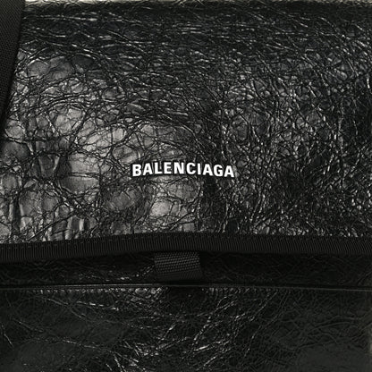 Balenciaga Agneau Arena Small Explorer Messenger Bag Black 8 of 10