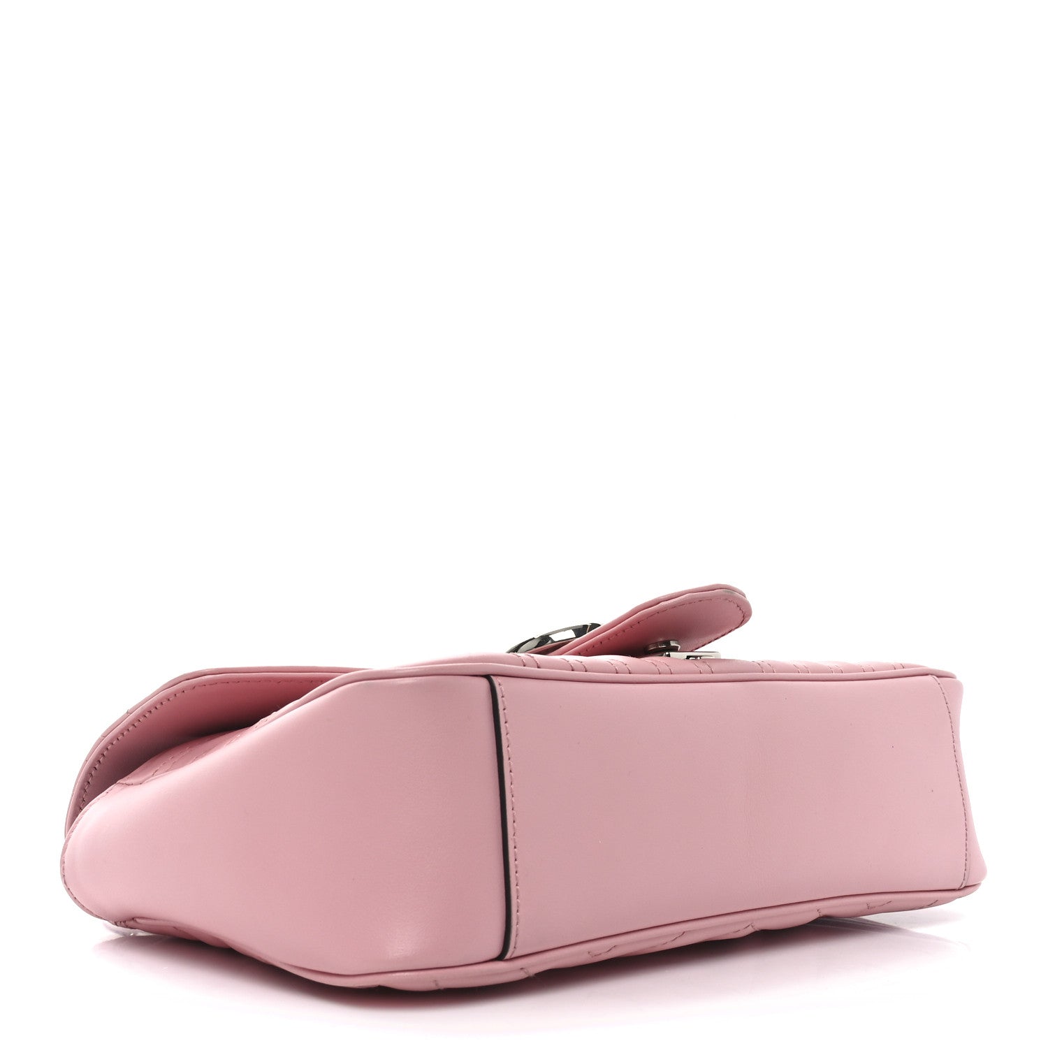Gucci Calfskin Matelasse Small GG Marmont Shoulder Bag Wild Rose 4 of 10