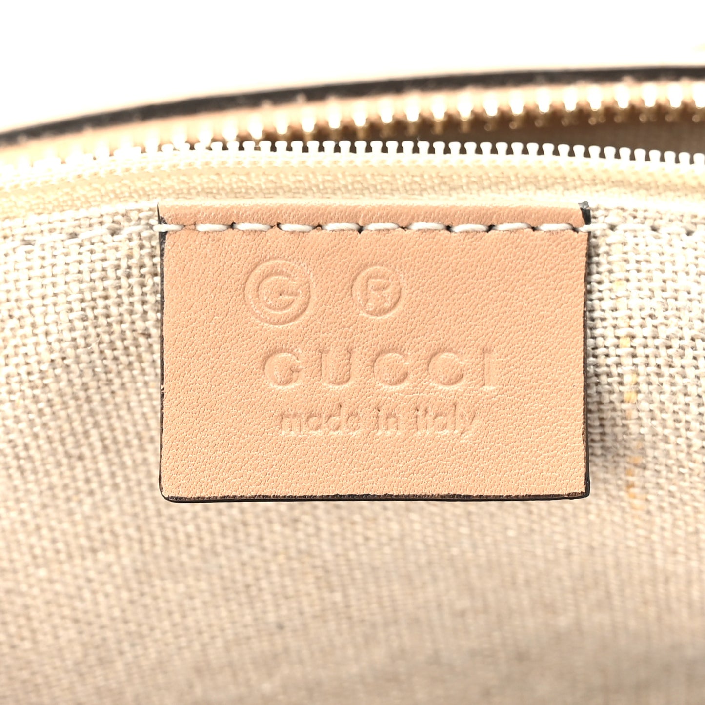 Soft Microguccissima Small Zippered Satchel Camelia