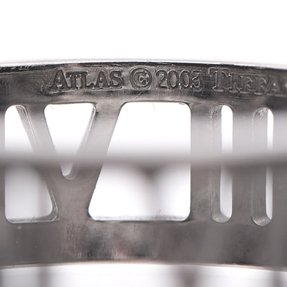 Tiffany 18K White Gold Atlas Open Ring 56 7.50 5 of 6