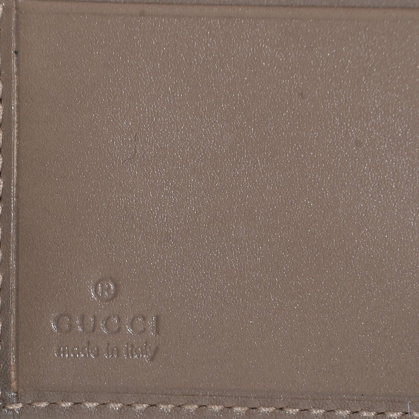 GG Supreme Monogram Icon Bar French Flap Wallet Beige Ebony Grigio