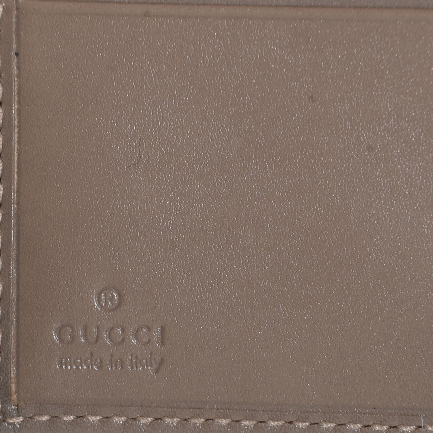 Gucci GG Supreme Monogram Icon Bar French Flap Wallet Beige Ebony Grigio 6 of 7