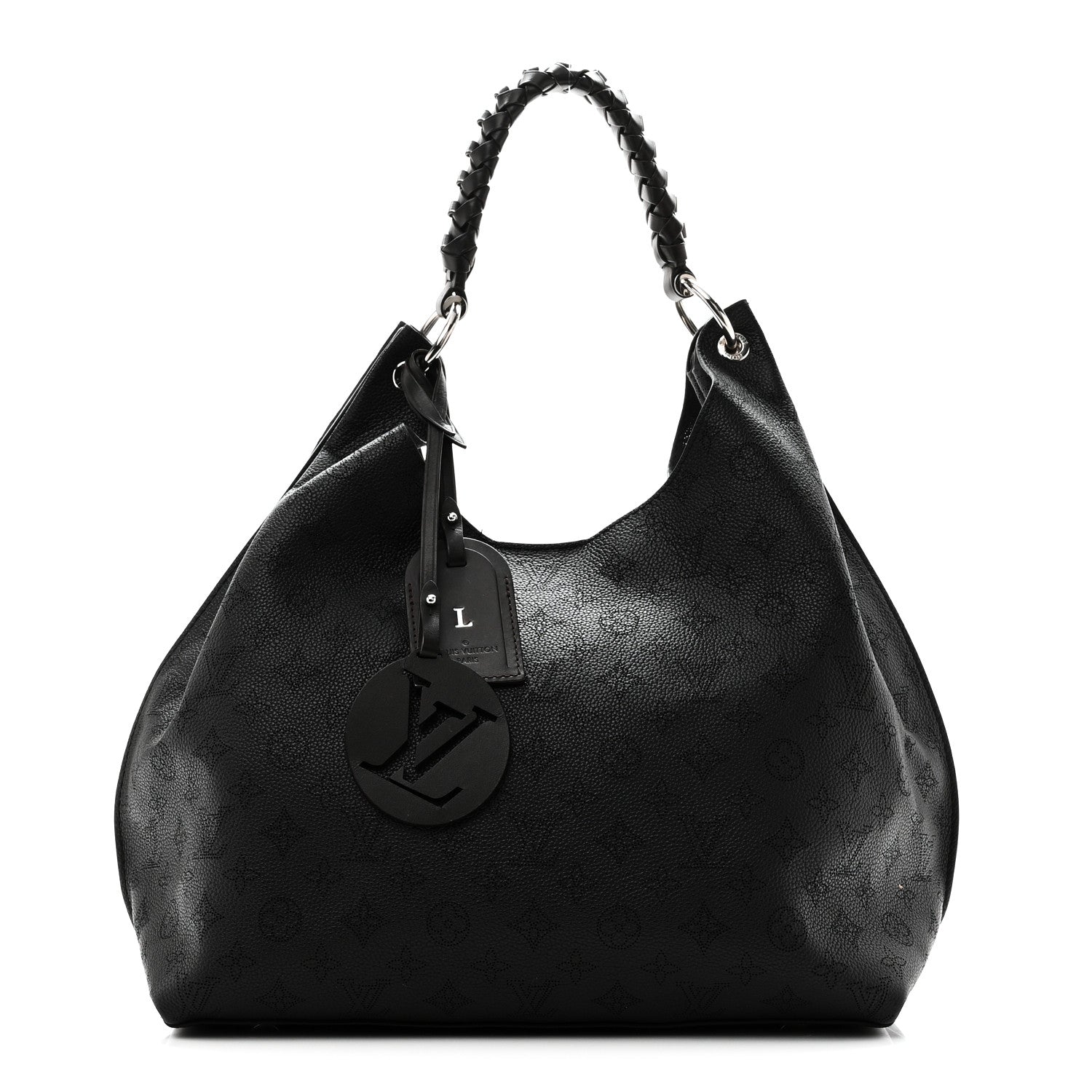 Louis Vuitton Mahina Carmel Hobo Black 1 of 11