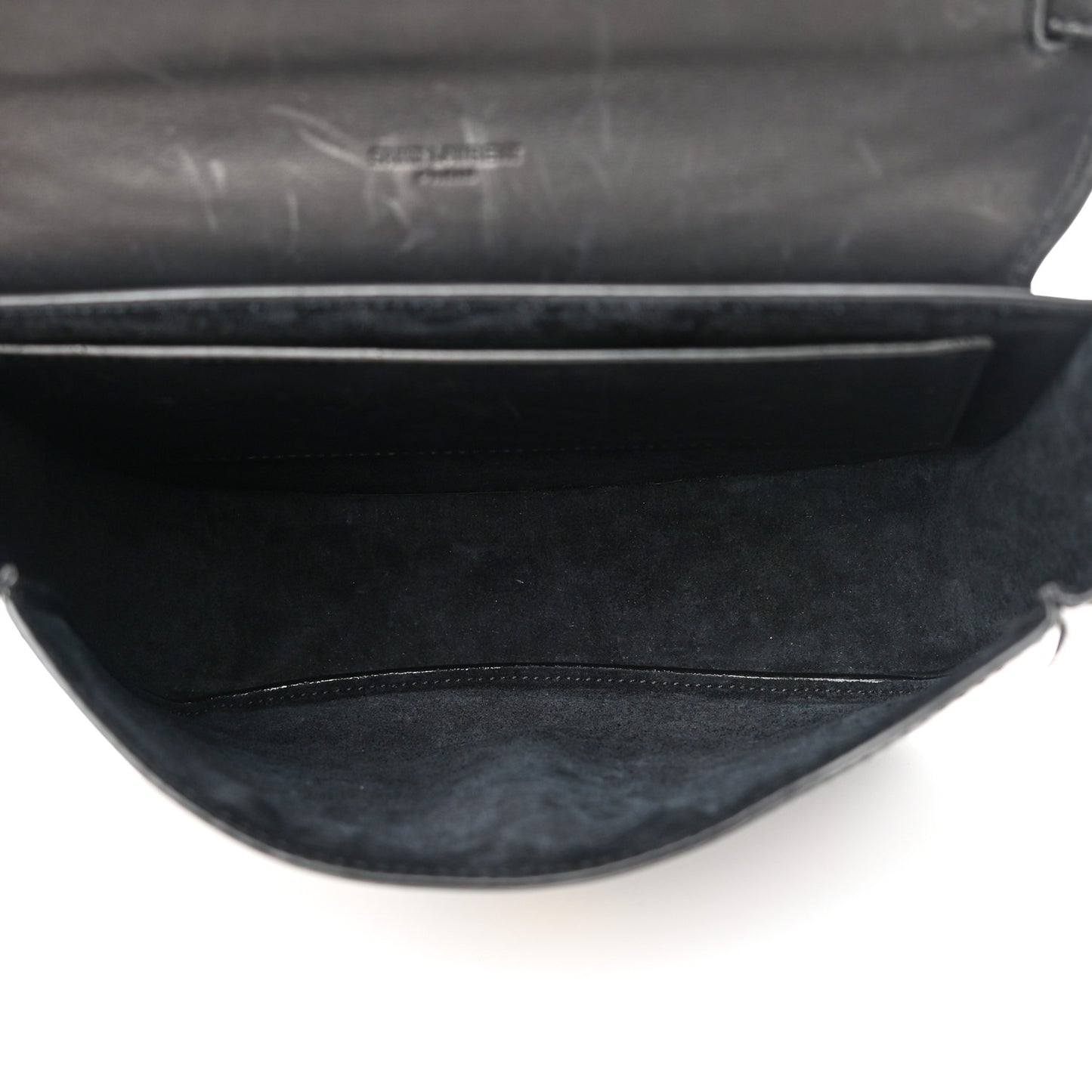 Smooth Calfskin Monogram Medium Kaia Satchel Black