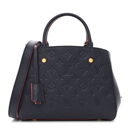 Louis Vuitton Empreinte Montaigne BB Marine Rouge 1 of 10