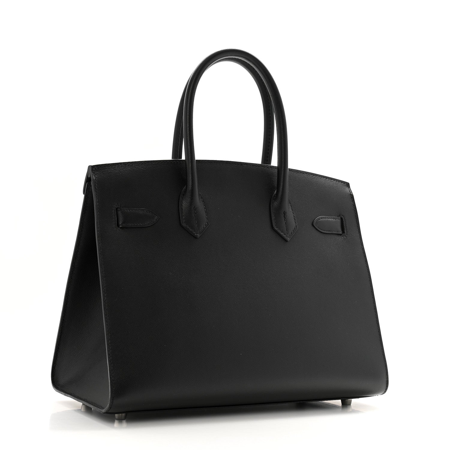 Hermes Madame Calfskin Birkin Sellier 30 Black 3 of 11
