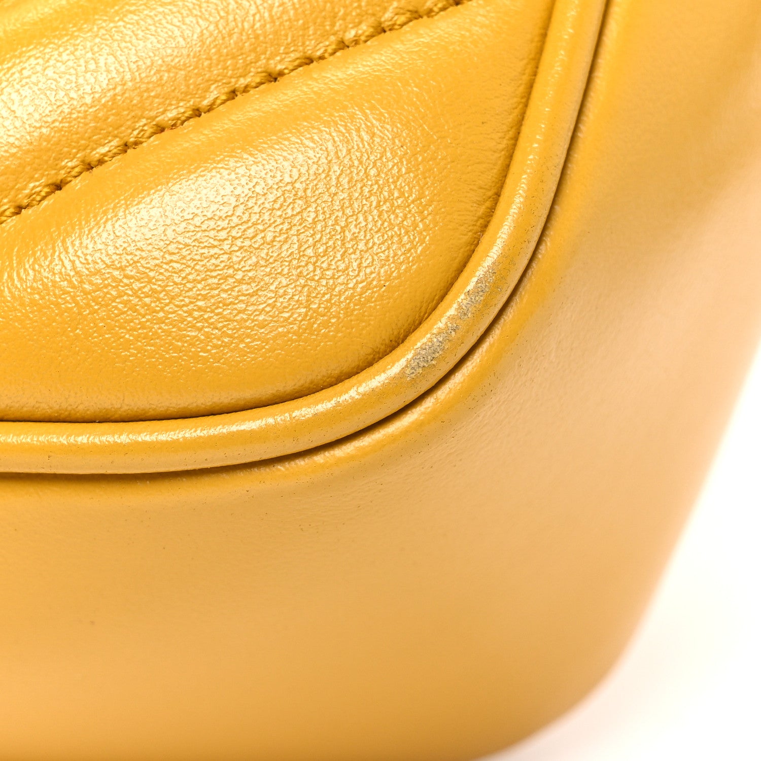 Saint Laurent Calfskin Matelasse Monogram Lou Camera Bag Safran 12 of 12
