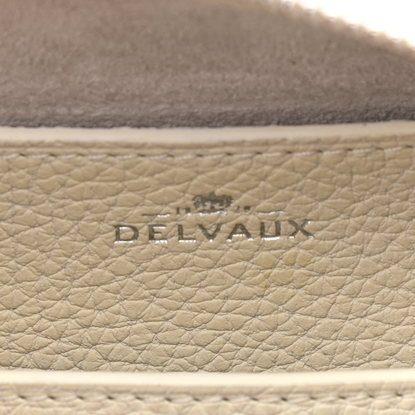 Grained Calfskin Mini Cool Box Satchel Ivory