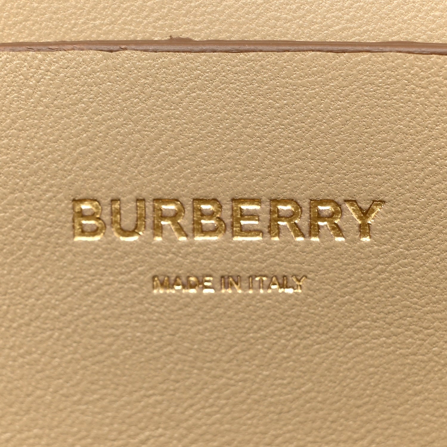 Burberry Calfskin Small TB Envelope Clutch Bag Honey 6 of 8