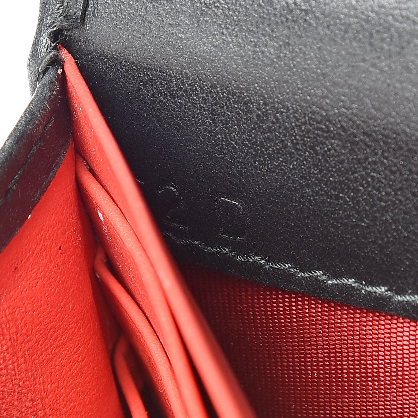 Calfskin Studded Rings Continental Flap Wallet Black