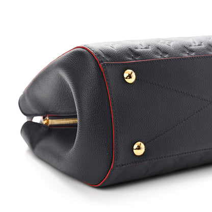 Louis Vuitton Empreinte Montaigne MM Marine Rouge 7 of 8
