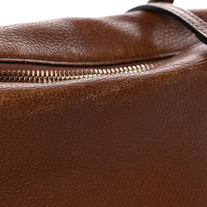Gucci Pebbled Calfskin Medium Bree Shoulder Bag Nut Brown 26 of 32
