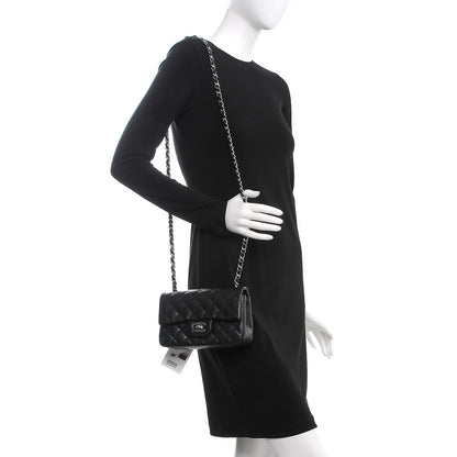 Chanel Caviar Quilted Mini Rectangular Flap Black 2 of 9
