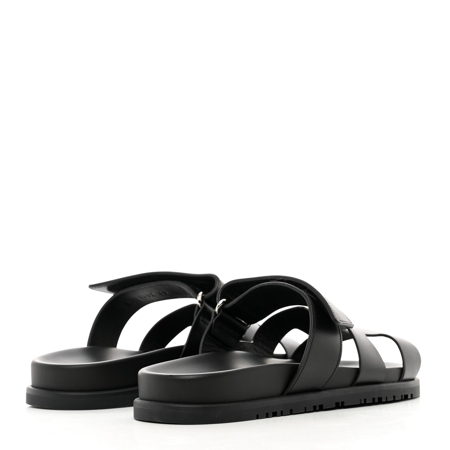 Calfskin Womens Chypre Sandals 38 Black