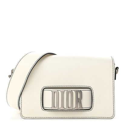 Christian Dior Smooth Calfskin Dio(r)evolution Flap Bag Off White 1 of 11