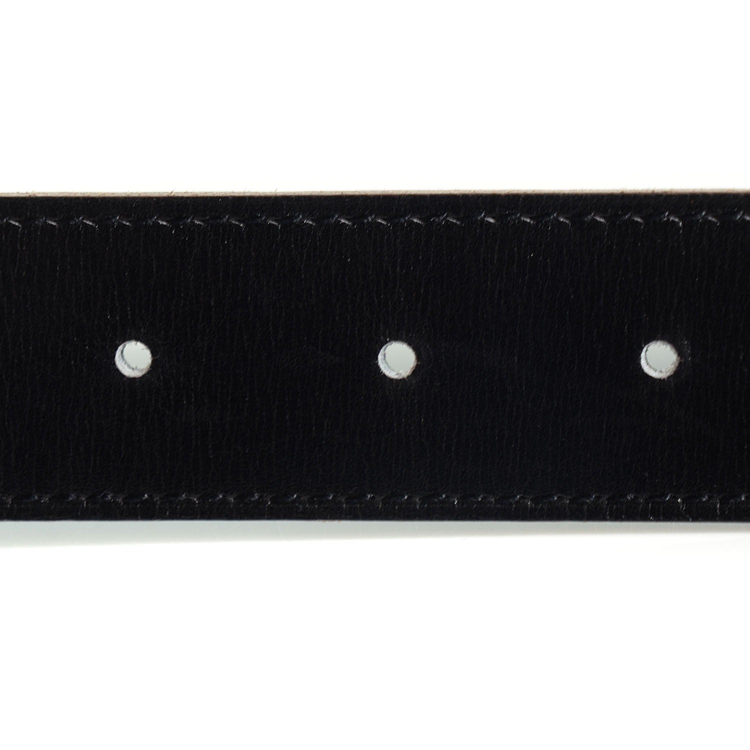 Hermes Box Togo 32mm H Belt 65 Noir Blue Jean 5 of 7