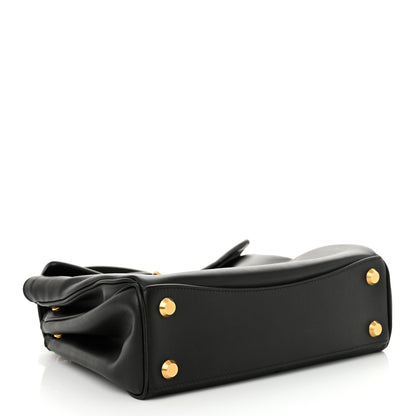 Balenciaga Natural Smooth Calfskin Small Rodeo Top Handle Handbag Black 4 of 9