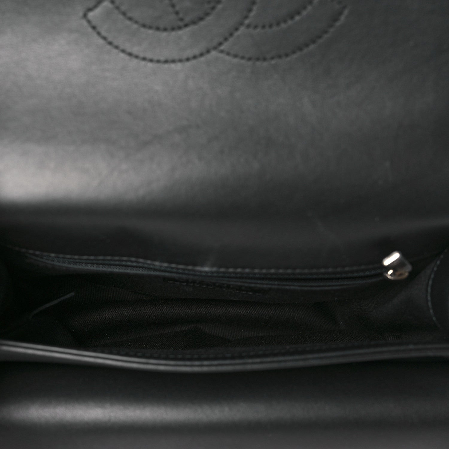 Chanel Calfskin Coco Eyelets Small Flap Bag Black 5 of 10
