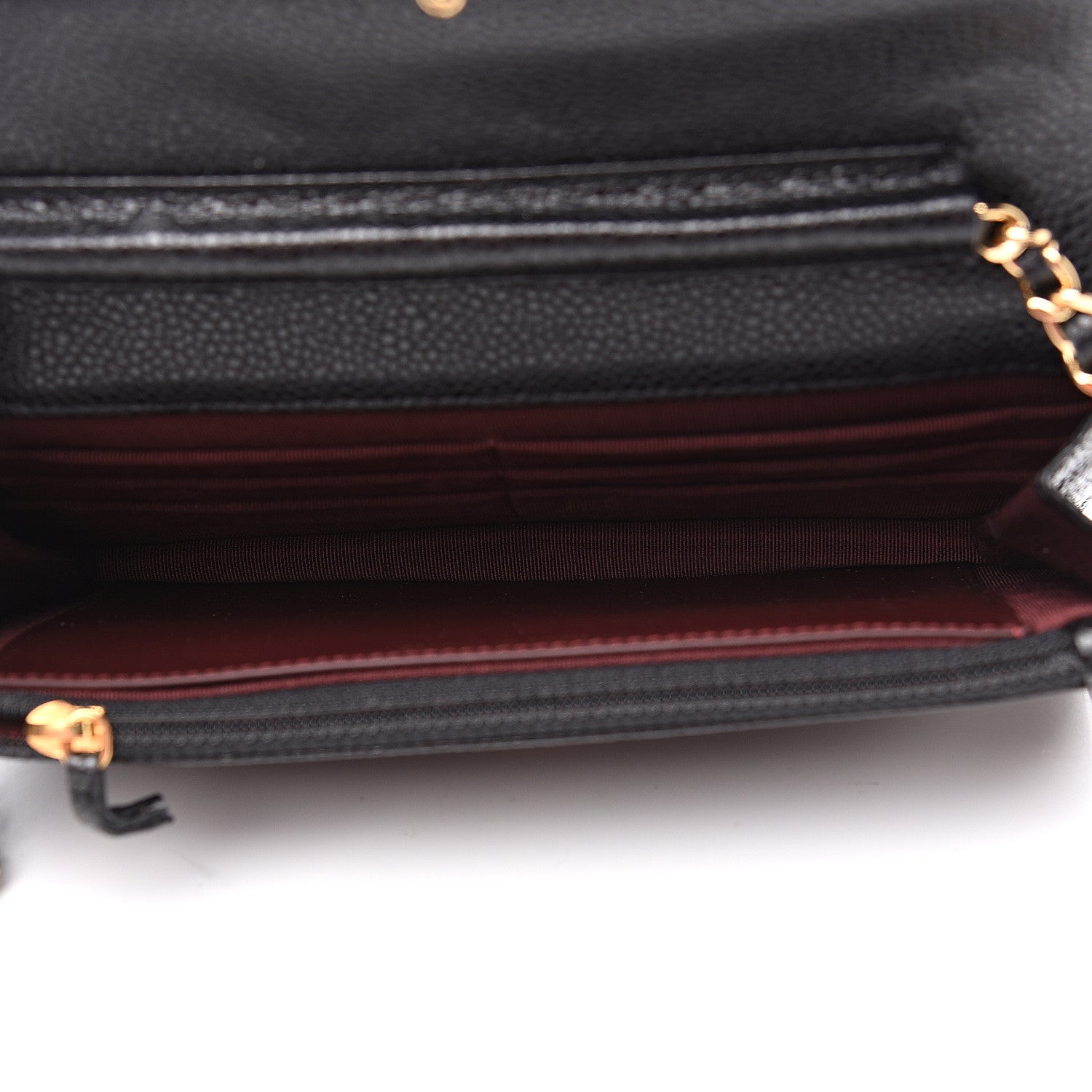 Chanel Caviar Quilted Wallet On Chain WOC Black 4 of 9