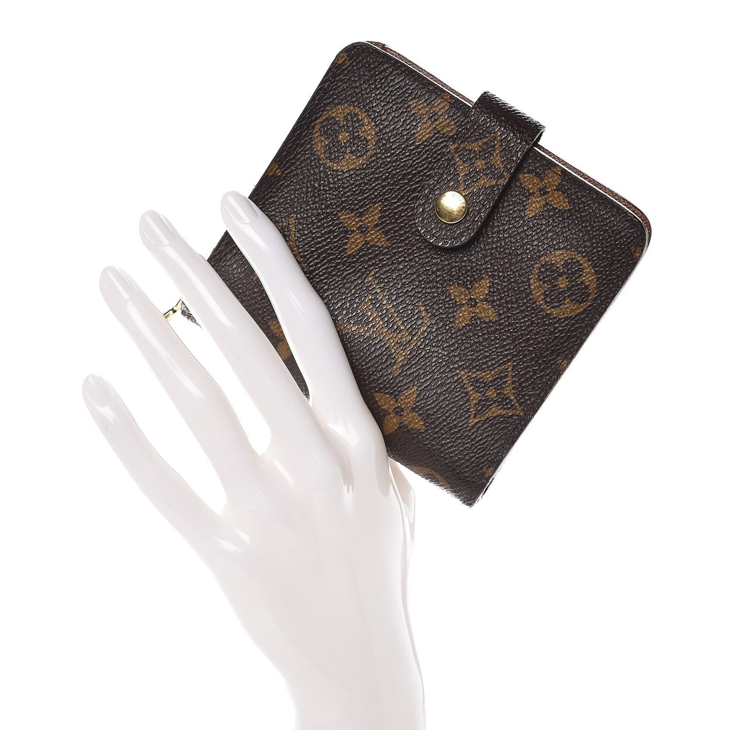 Monogram Compact Zippe Zipped Wallet