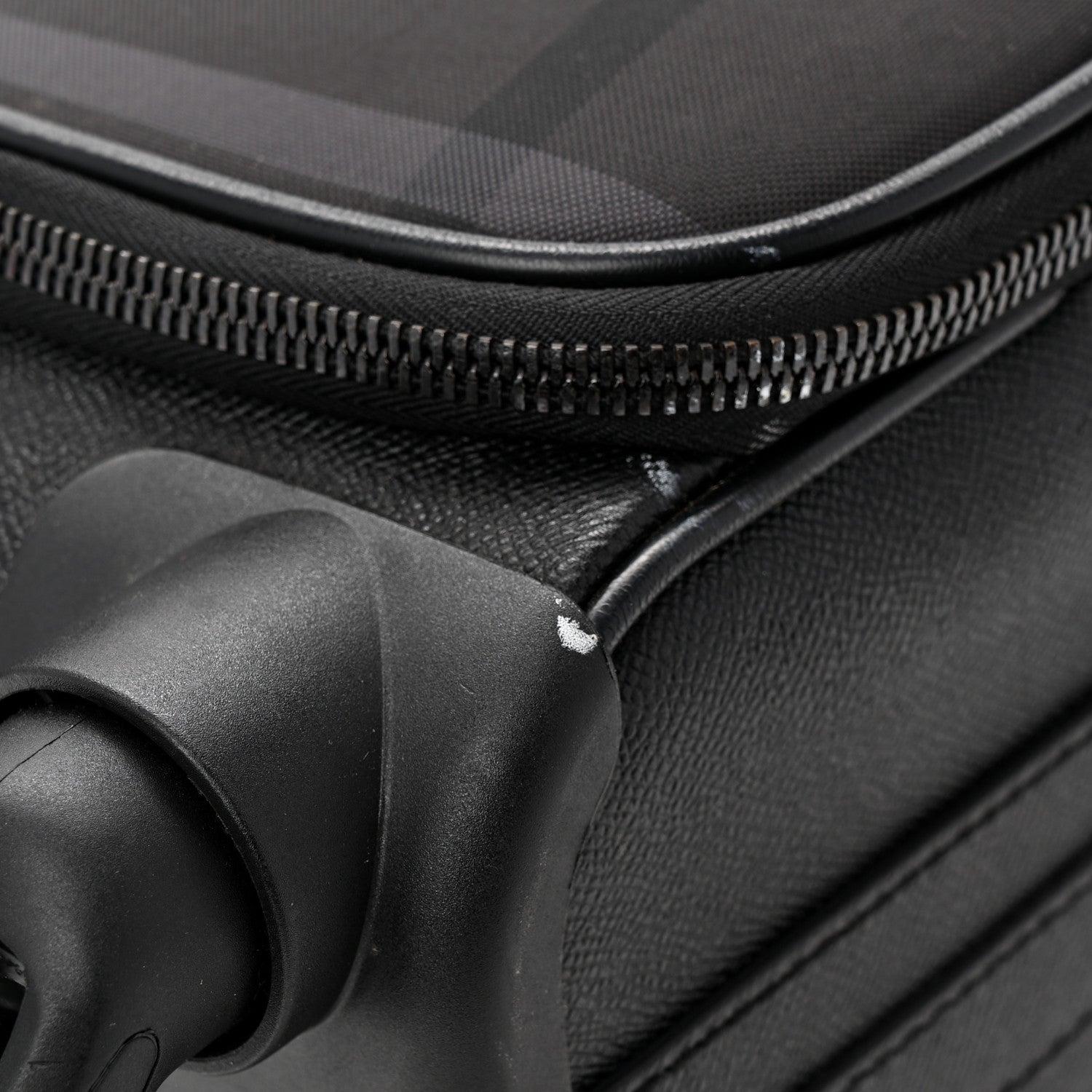 Burberry Smoked Check Carry-On Suitcase Black 9 of 10