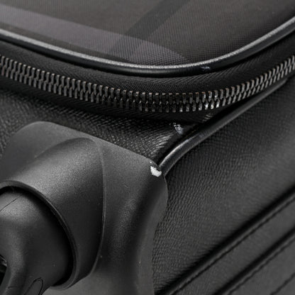 Burberry Smoked Check Carry-On Suitcase Black 9 of 10
