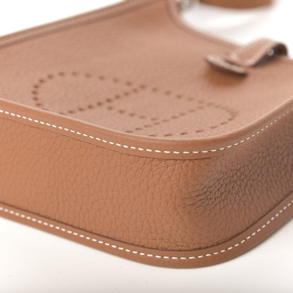 Hermes Taurillon Clemence Evelyne TPM Gold 5 of 10