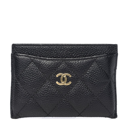 Chanel Caviar Quilted Card Holder Black 1 of 7