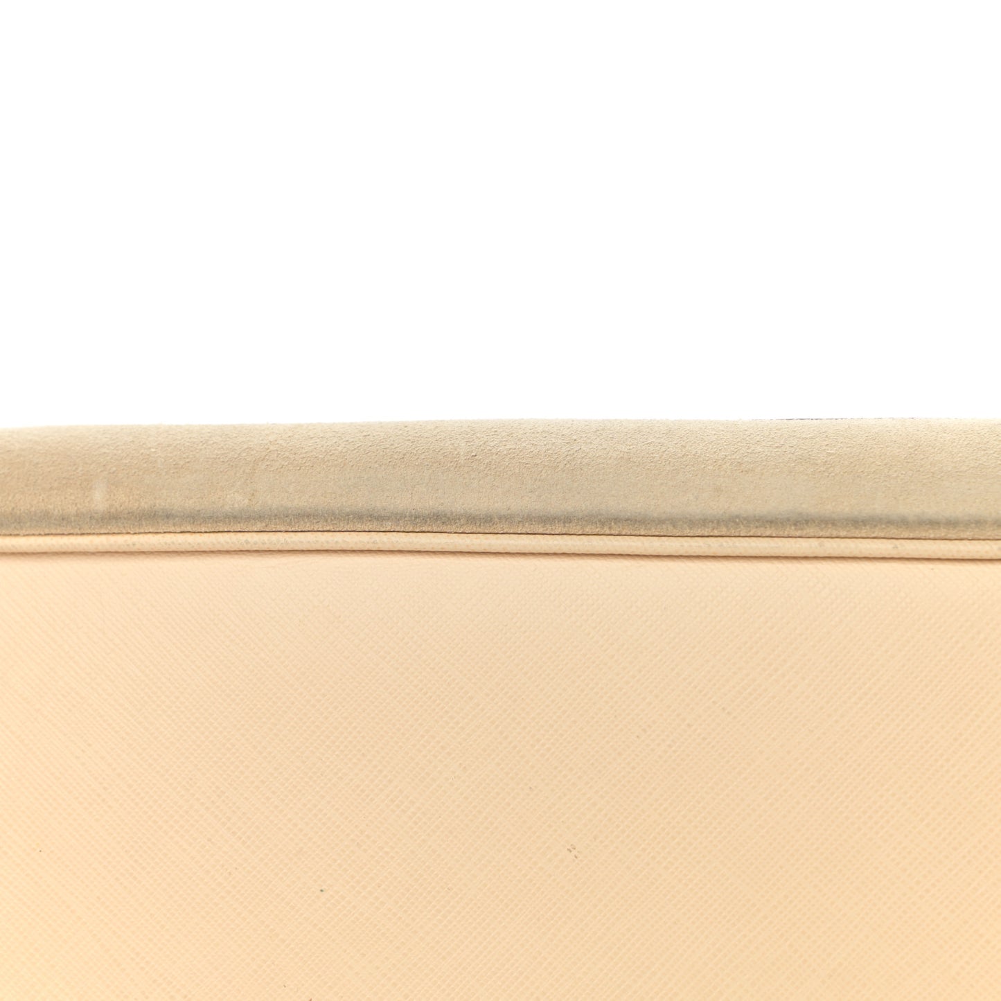 Suede Hammered Calfskin Gancini Satchel Beige