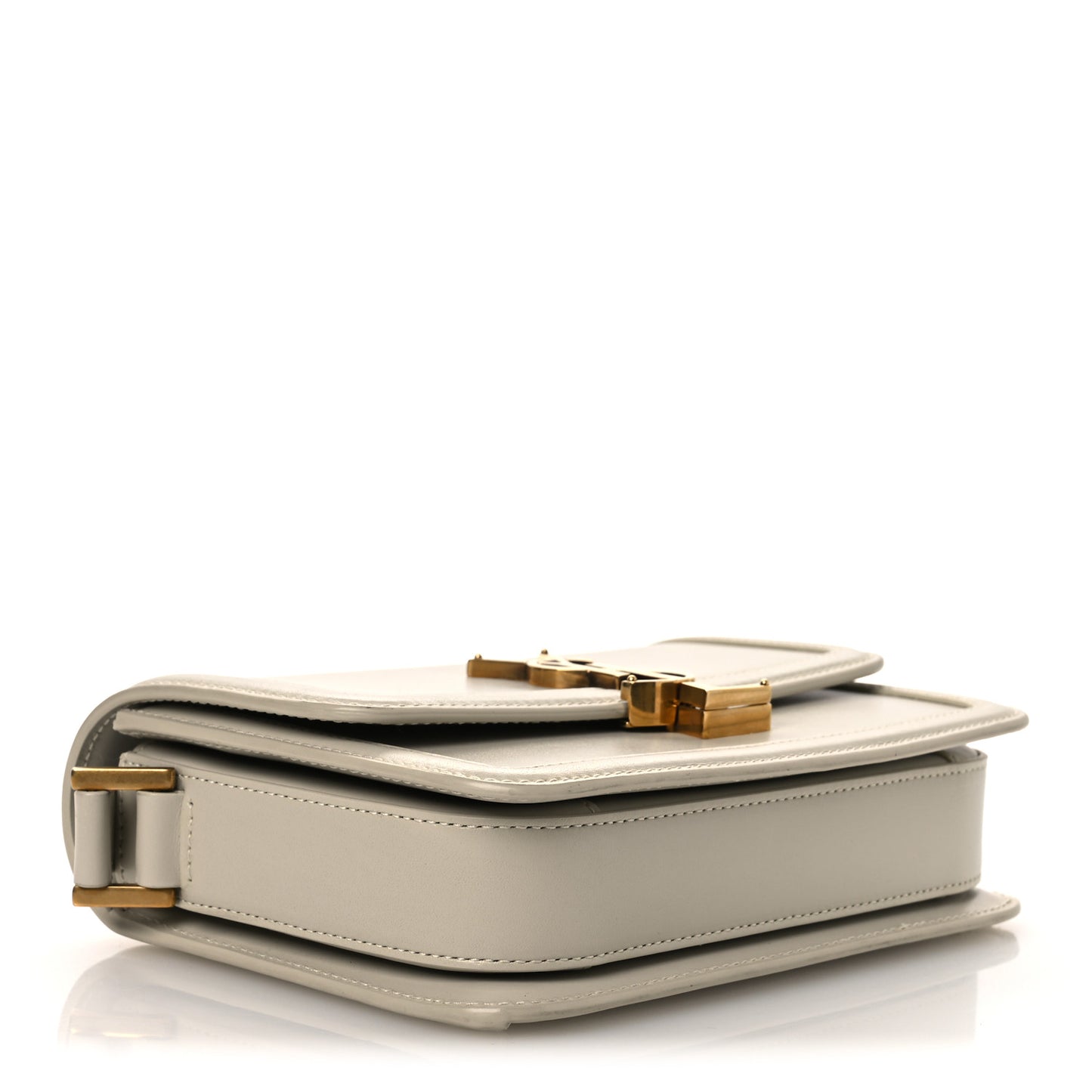 Smooth Calfskin Small Solferino Satchel Ivory