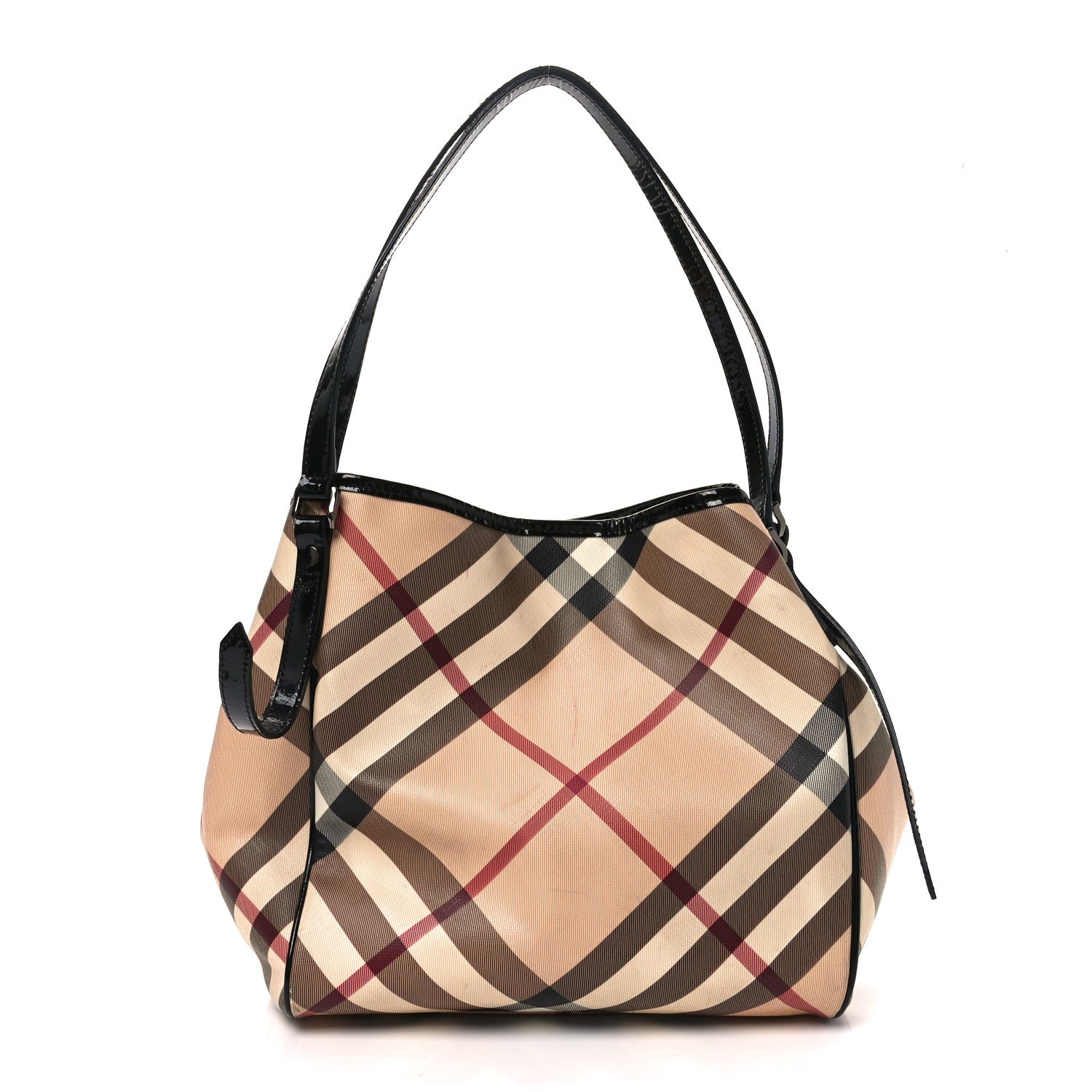 Burberry Nova Check Small Canterbury Tote Black 1 of 12
