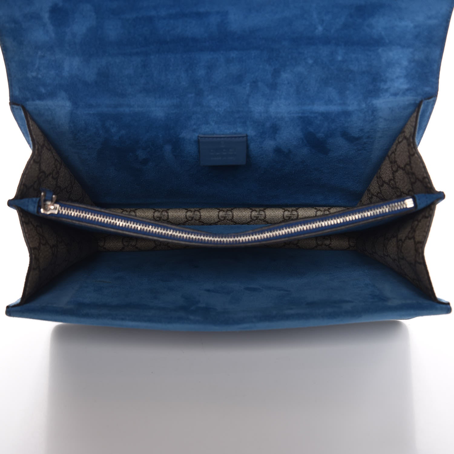 Gucci GG Supreme Monogram Medium Dionysus Shoulder Bag Blue 6 of 13