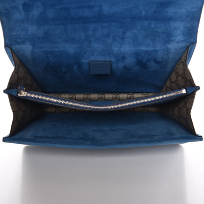 Gucci GG Supreme Monogram Medium Dionysus Shoulder Bag Blue 6 of 13