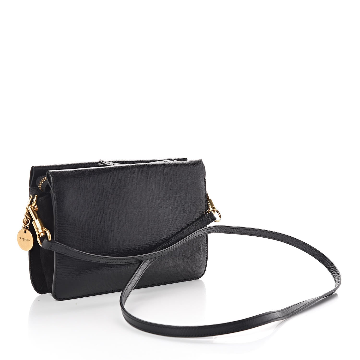 Givenchy Goatskin Suede Cross 3 Crossbody Bag Black 3 of 10