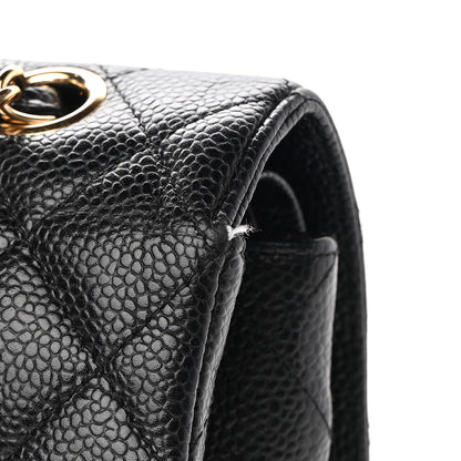 Chanel Caviar Quilted Medium Double Flap Black 13 of 13