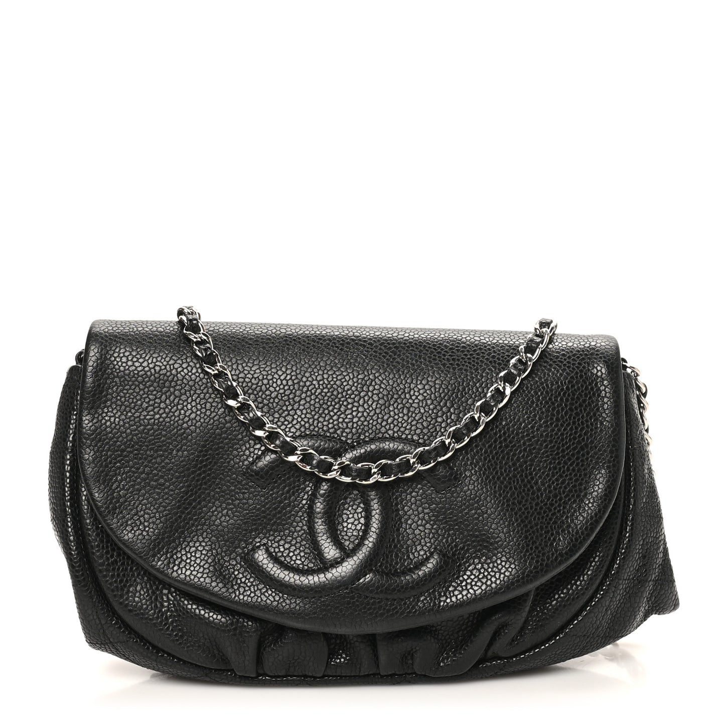 Caviar Half Moon Wallet On Chain WOC Black