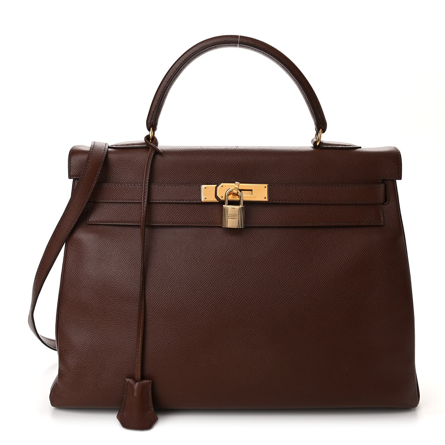 Hermes Courchevel Kelly Retourne 35 Noisette 1 of 13