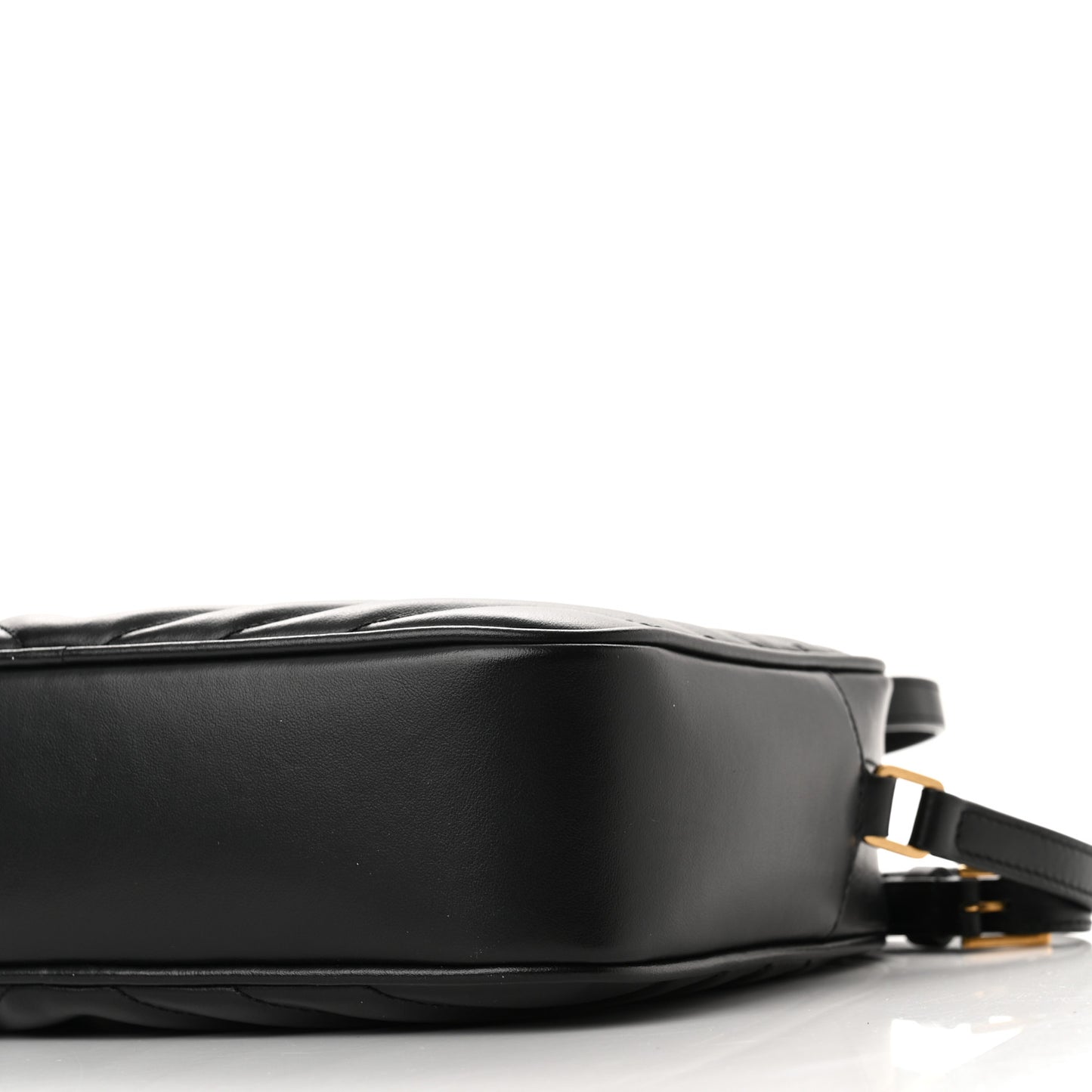 Calfskin Matelasse Monogram Lou Camera Bag Black