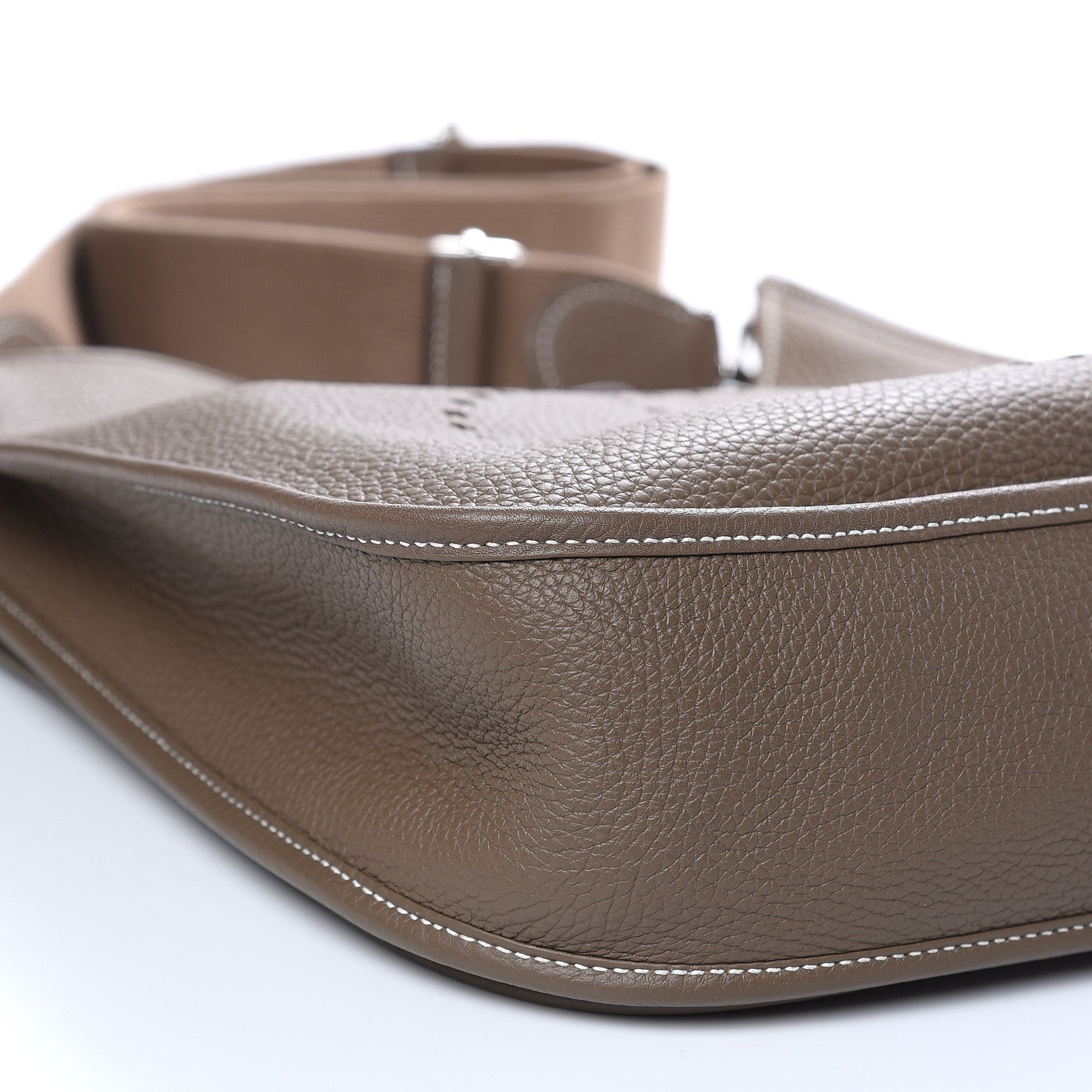 Hermes Taurillon Clemence Evelyne III GM Etoupe 8 of 13