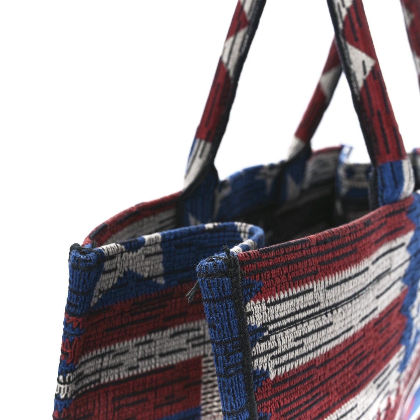 Canvas Embroidered Exclusive US Book Tote Multicolor