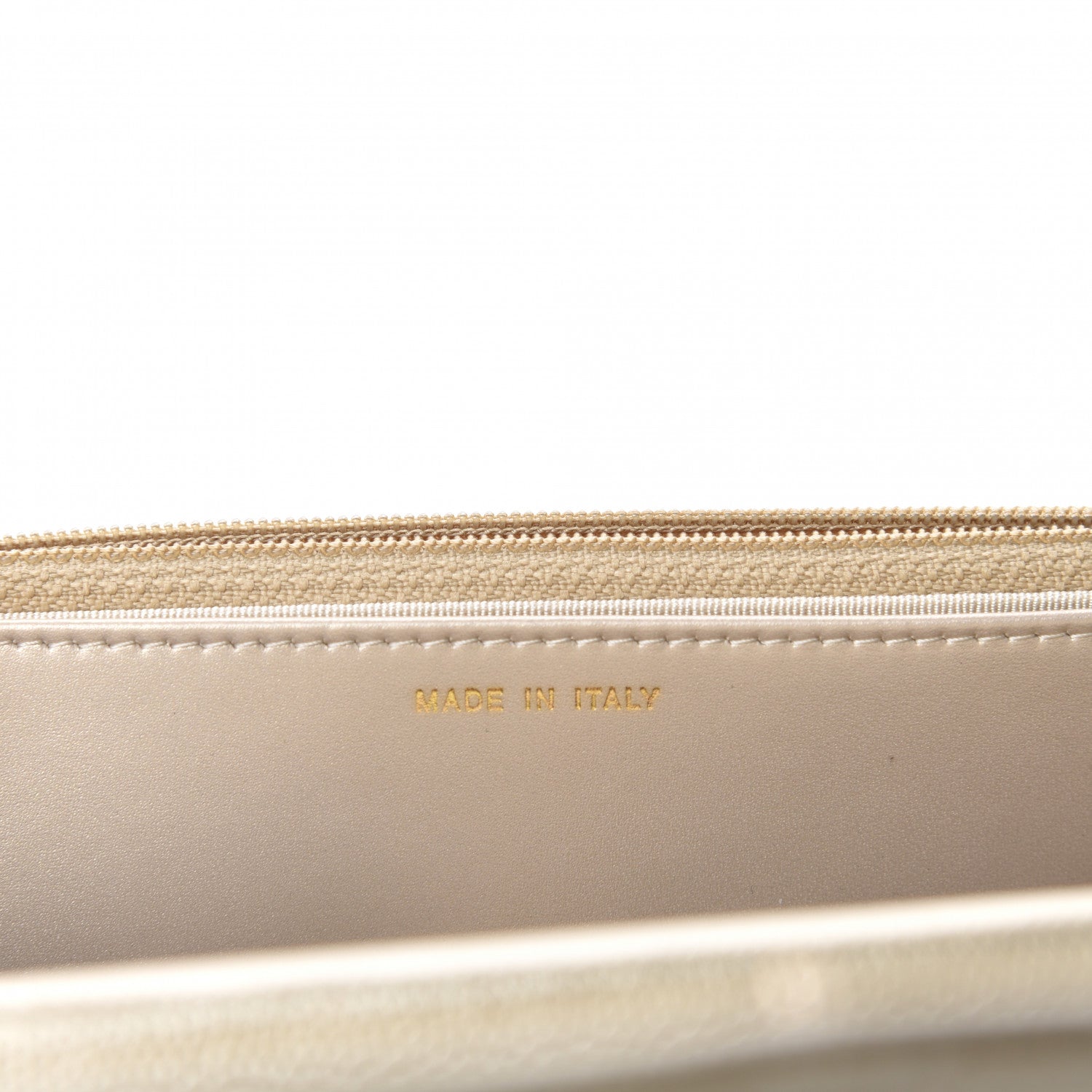 Chanel Metallic Caviar Quilted Wallet on Chain WOC Gold 9 of 12