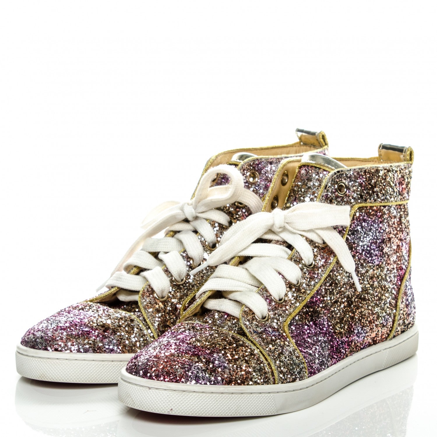 Christian Louboutin Glitter Rantus Orlato Sneakers 36.5 Multi 3 of 5