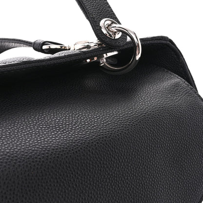 Christian Dior Grained Calfskin Cannage Medium Lady Dior Black 11 of 12
