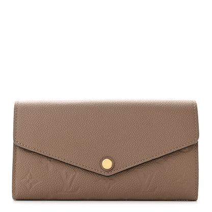 Louis Vuitton Empreinte Sarah Wallet NM Tourterelle 1 of 10