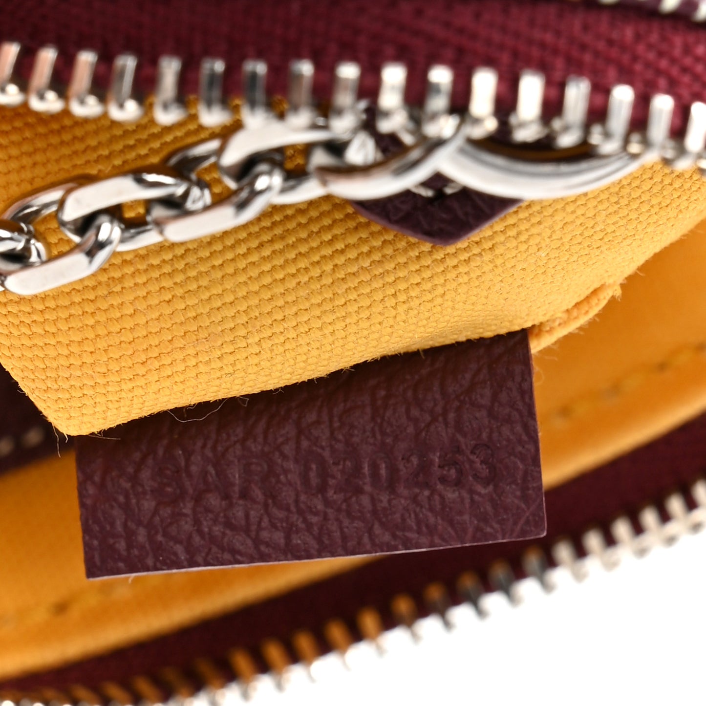 Goyardine Nano Senat Key Pouch Burgundy