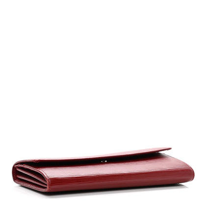 Louis Vuitton Epi Sarah Wallet Rubis 4 of 10