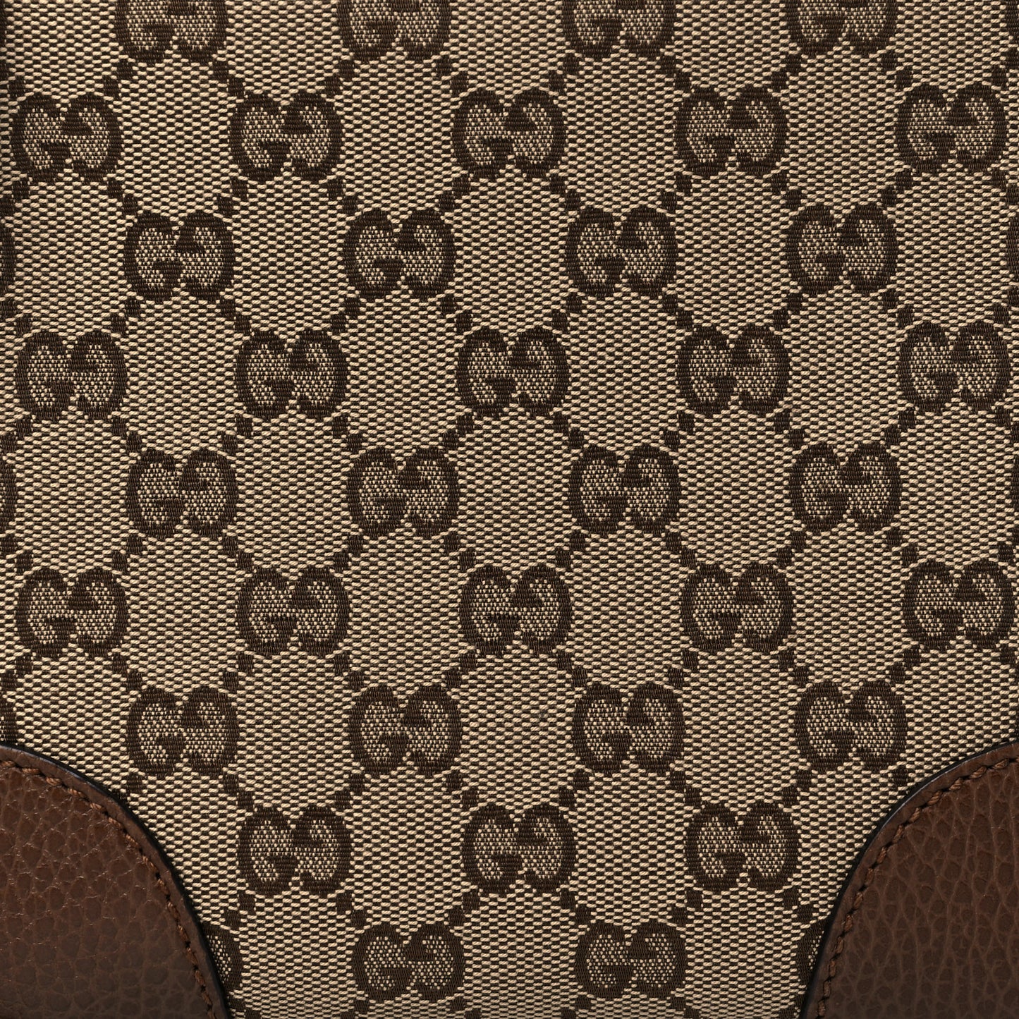 Monogram Mini Bree Messenger Bag Beige Tabacco