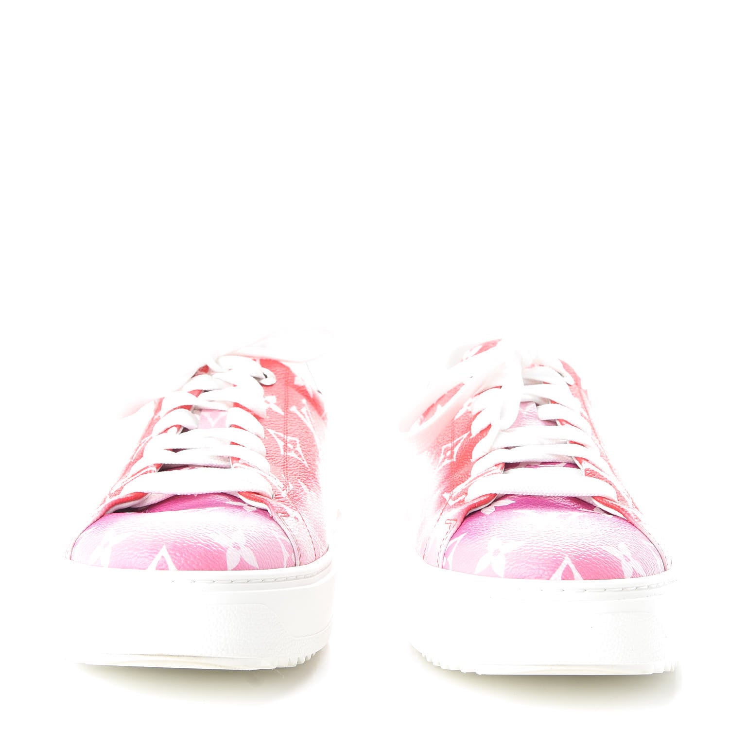 Louis Vuitton Monogram Escale Time Out Sneakers 41 Red 2 of 10