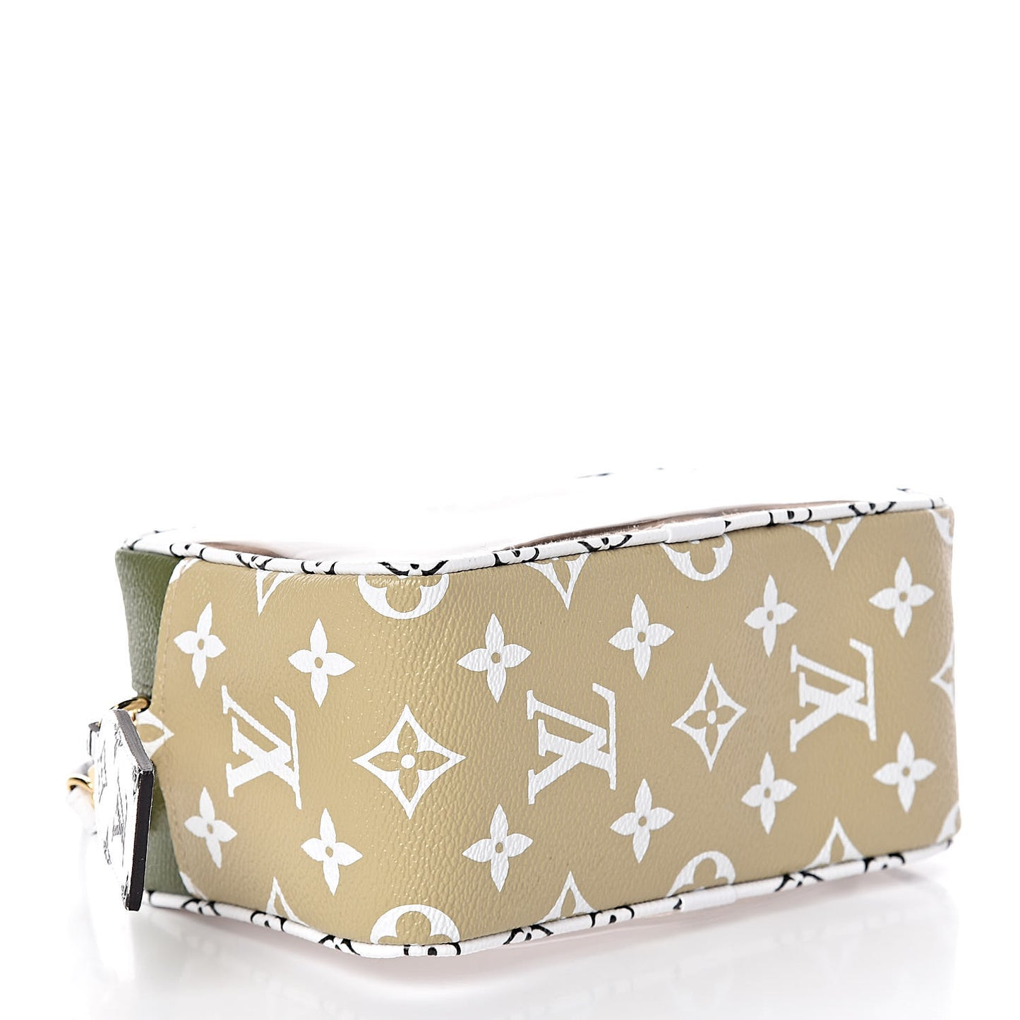 Monogram Giant Beach Pouch Kaki